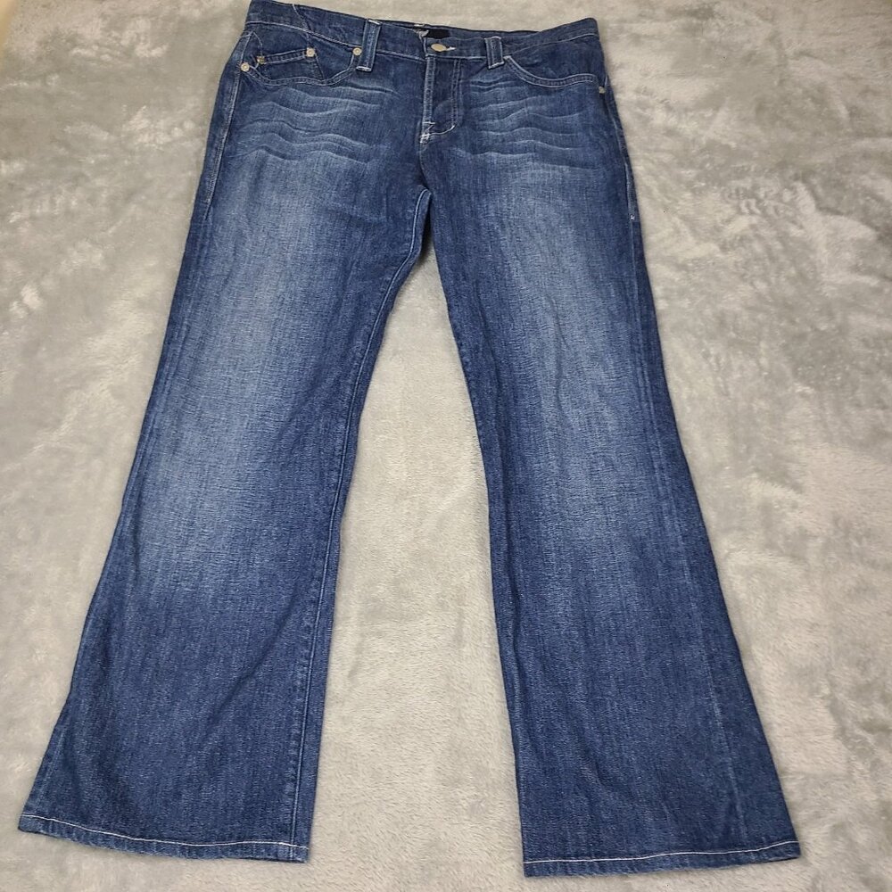Rock Republic Slim Straight Mens Size 36x31 Denim Blue Jeans
